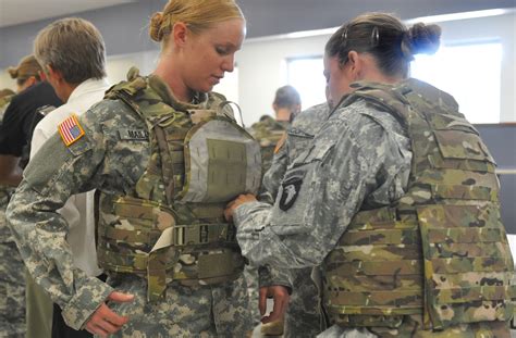 deploying soldiers test new female body armor prototype article the