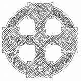 Celtic Coloring Pages Mandala Printable Cross Adults Adult Knot Designs Crosses Print Line Deviantart Knotwork Lineart Drawing Getcolorings Colouring Sheets sketch template