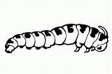 Caterpillar Coloring Clip Pages Caterpillars Clipart Cliparts Butterfly Hungry List Popular Coloringhome Comments sketch template