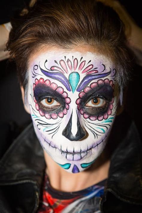 Dia De Muertos Sugar Skull Makeups Lynn Schockmel Body Art