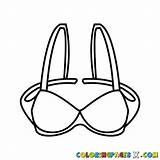 Bra Coloring Pages Getcolorings sketch template
