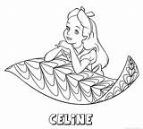 Wonderland Celine Kleurplaten Naam Kleurplaat sketch template