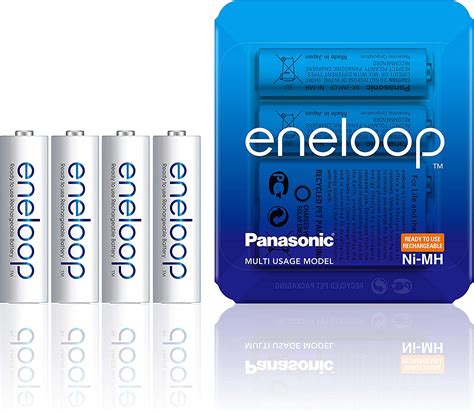 Panasonic Eneloop Aa Rechargeable Ready To Use Ni Mh Batteries Pack Of