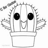 Cactus Coloring Pages Kids Cool2bkids Printable Cute Sheets Colouring Kawaii Drawing Book Preschool Choose Board Cacti Online sketch template