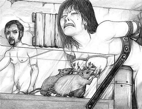 brutal bdsm torture drawings