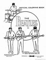 Beatles Coloring Pages Printable Kids 60s 1960s Book Yellow Submarine Colorear Fun Para Colouring Books Official Birthday Color Sheets Party sketch template
