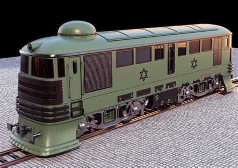 train  model turbosquid