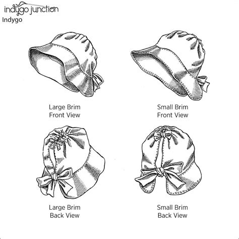 reversible sun hat sewing pattern  indygo junction indygojunction