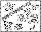 Coloring Flamingo Pink Pages Popular Library Clipart Made Coloringhome sketch template
