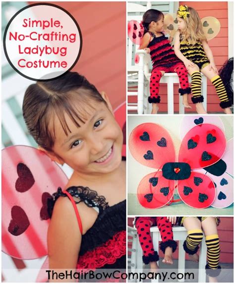 easy bumblebee and ladybug costumes the hair bow company