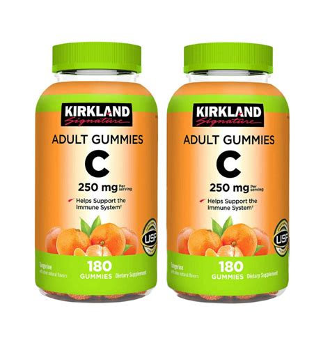 kirkland signature vitamin   mg  adult gummies   natural
