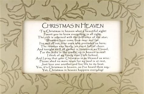 christmas  heaven poem print   christmas  heaven diy