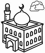 Mosque Most sketch template