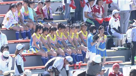 夏の高校野球地方大会でのチアガールや応援するjkをエロい目線