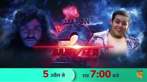 baalveer returns season  cast sab tv  serial start date