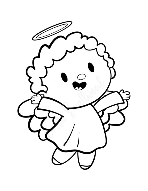 unbelievably cute angel coloring pages cassie smallwood
