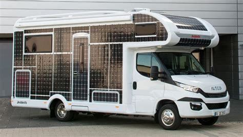 solar powered rv runs  fuel  charging stations
