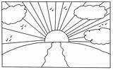 Sunrise Drawing Draw Step Kids Before Night Bforball Lessons sketch template