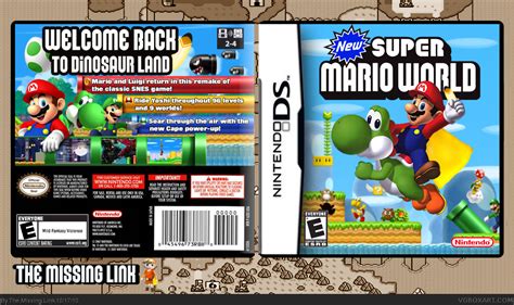 Viewing Full Size New Super Mario World Box Cover