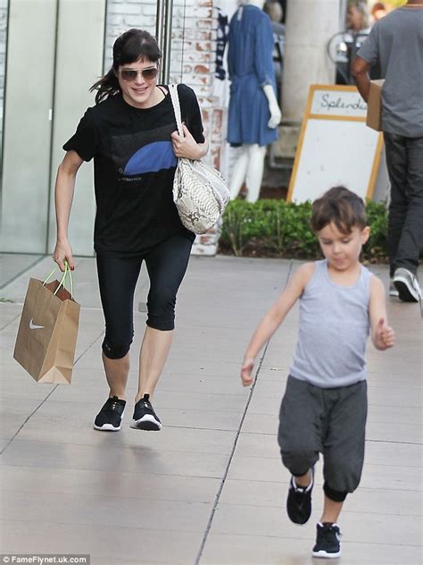 Selma Blair Goes Shopping At The Grove Mall With Son Arthur Daily