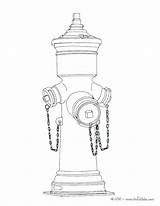 Hydrant Drawing Fire Getdrawings Collection Paintingvalley Coloring sketch template