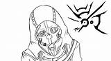 Dishonored Line Drawings Deviantart sketch template