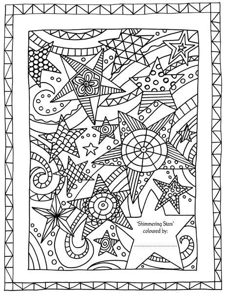 star coloring pages  adults