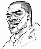 Coloring Westbrook Iverson Russell Drawing Allen Durant Nba Players Pages Sketch Kevin Basketball Drawings Player Sketches Shoes Color Getdrawings Printable sketch template