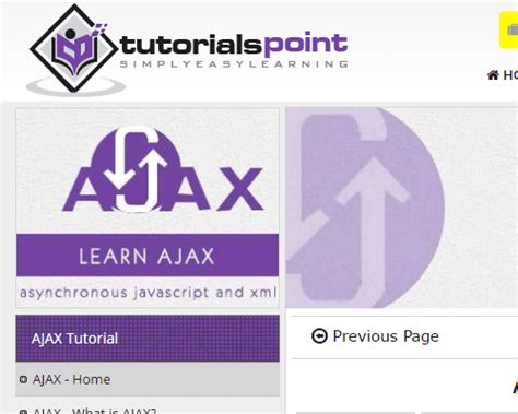 ajax programming technology examples tutorials