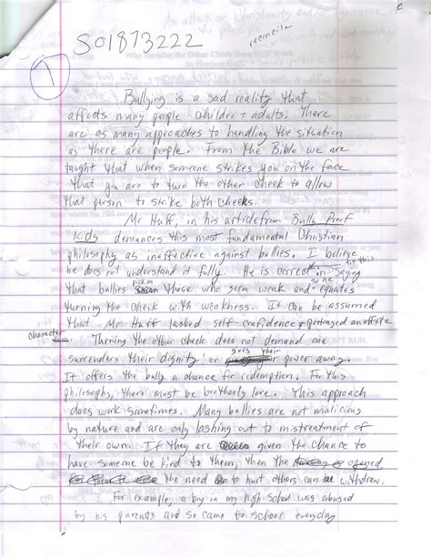 short essay  bullying sample essay  bullying  school