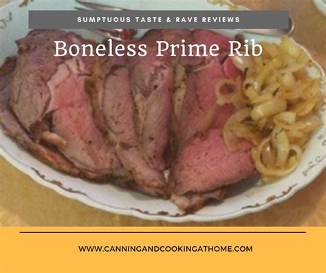 bonesless prime rib roast and beef gravy canning and cooking at home