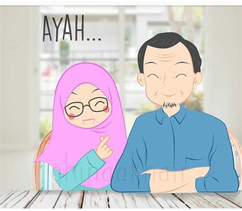 26 gambar kartun ayah dan anak perempuannya kumpulan gambar karikatur