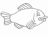 Coloring Fish Clipart Simple Outline Library Kids Resolution Drawing Color sketch template