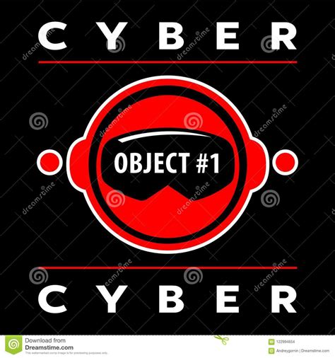 abstract cyber sign stock vector illustration of computer 122994654