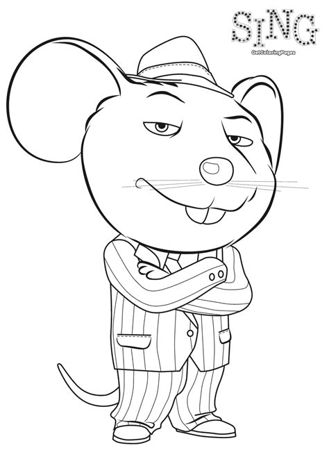 top  sing  coloring pages