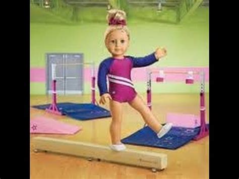 american girl gymnastic set review competition  american girl dolls