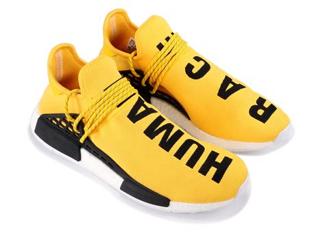 adidas pw human race nmd sneakers   yellow  men save  lyst