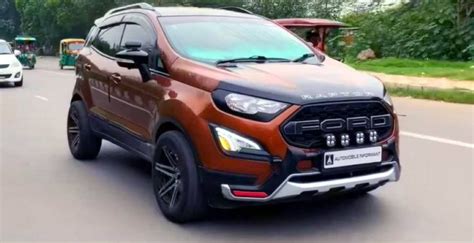 modified ford ecosport   angry