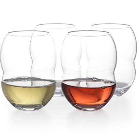 Unbreakable Plastic Stemless Wine Glasses 18 Oz 100 Tritan