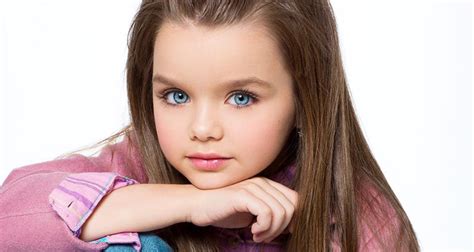 a six year old girl has been labelled the most beautiful girl in the