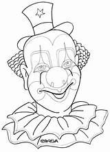 Clown Coloring Pages Scary Face Creepy Drawing Printable Girl Killer Getcolorings Color Colouring Evil Easy Gangster Clowns Drawings Getdrawings Paintingvalley sketch template
