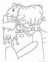 Sheep Coloring Lamb Pages Pen Lost Printable Minecraft Kids Clipart Mother Getcolorings Library Color Acessar Print Popular sketch template