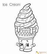 Ice Cream Coloring Kids Sheet sketch template