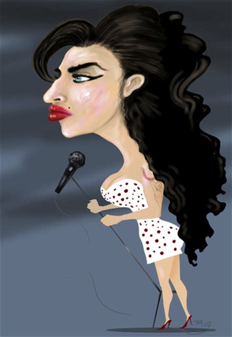 Amy Winehouse By Jaro Famous People Cartoon Toonpool