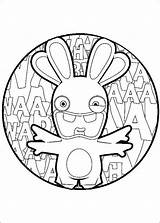 Rabbids Coloring Invasion Colouring Printable Book Kids sketch template