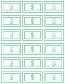 printable classroom money template classroom money money template