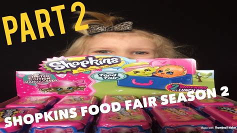 shopkins season  food fair part  youtube