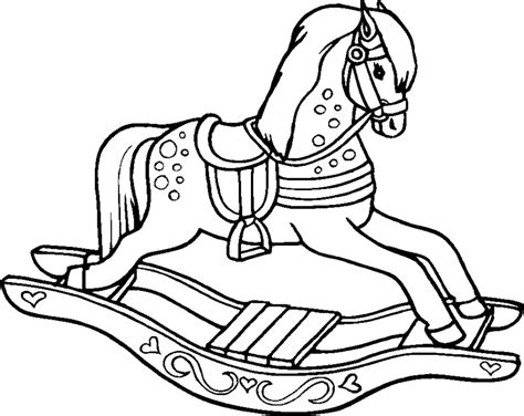 rocking horse clip art clipartsco