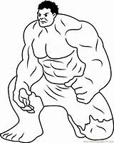 Hulk Smash Coloring Pages Kids Cartoon Characters Printable Print Coloringpages101 sketch template