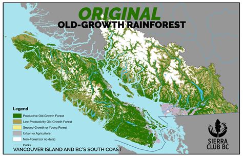 vancouver island  growth logging rate  lead  collapse sierra club bc
